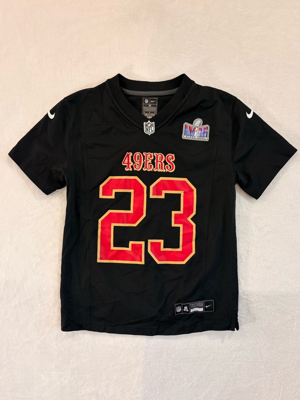 ❤️ NFL Nike San Francisco 49ers Christian McCaffrey Jersey – Youth Medium – Red